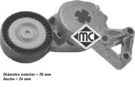 Metalcaucho 05010 - TENSOR CORREA ALTERNADOR VW 1,6-1,8