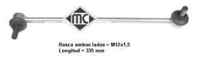 Metalcaucho 04874 - BIELETA PUNTAL BARRA GOLF-5 TOLEDO-