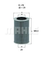 Mahle OX436D - FILTRO ACEITE                   [*]