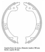  474400 - ZAPATAS DE FRENO