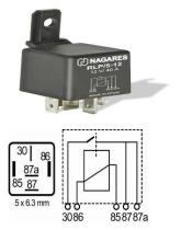  MR60 - RELE INTERR.DOBLE SALIDA 40A.12V.C/