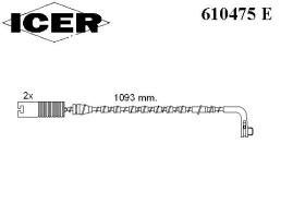 Icer 610475E - AVISADORES 2 US DE 1093 MM