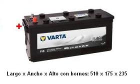 Varta I16 - PROMOTIVE BLACK-HUMEDA 12V 120AH 760EN