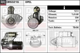 Delco Remy DRS3216 - ALTERNADOR OPEL,VAUXHALL