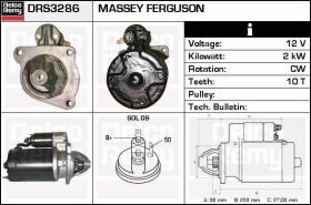 Delco Remy DRS3286 - ALTERNADOR JCB,MASSEY FERGUSON