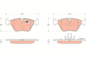 TRW GDB1531 - PASTILLAS DE FRENO TURISMO