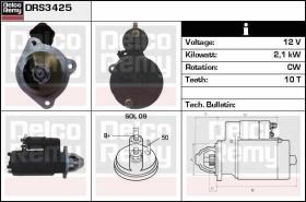 Delco Remy DRS3425 - ALTERNADOR COMPAIR,LANCER BOSS,LEYL