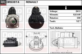 Delco Remy DRS3814 - MOTOR DE ARRANQUE RENAULT TRUCKS