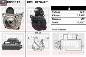  DRS3817 - ALTERNADOR RENAULT,OPEL,VAUXHALL,NI