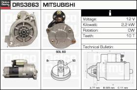 Delco Remy DRS3863 - ALTERNADOR MITSUBISHI