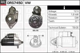 Delco Remy DRS7450 - ALTERNADOR VW,SEAT