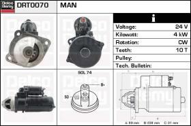  DRT0070 - ALTERNADOR MAN