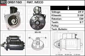 Delco Remy DRS1160 - ALTERNADOR IVECO,BENFRA