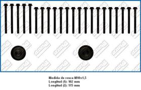 Ajusa 81023300 - JGO.TORNILLOS CULATA MERCEDES-BENZ