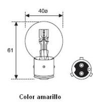 Amolux 379AM - MARCHAL 6V 45/40W BA21D AMARI