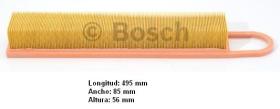 Bosch F026400050 - CARTUCHO FILTRANTE AIRE