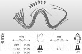 Bougicord 4108 - JUEGO DE CABLES