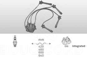 Bougicord 7409 - JUEGO DE CABLES
