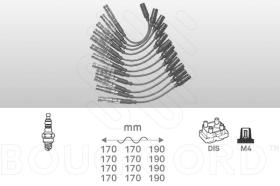 Bougicord 9840 - JUEGO DE CABLES