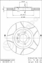 BREMBO 09557075 - BREMBO MAX