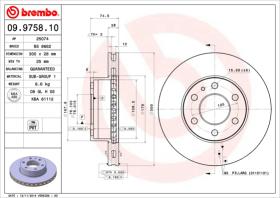 BREMBO 09975810 - DISCOS DE FRENO DELANTEROS