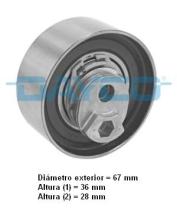 Dayco ATB2507 - POLEAS, TENSORES, TAPAS AUTO