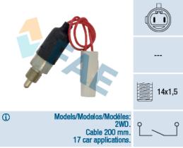 Fae 40870 - INTERRUPTOR MARCHA ATRáS