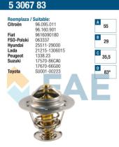  5306783 - TERMOSTATOS