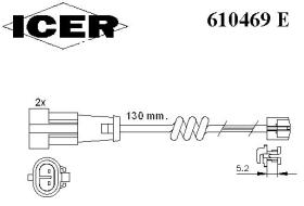 Icer 610469E - AVISADORES 2 US DE 130 MM I