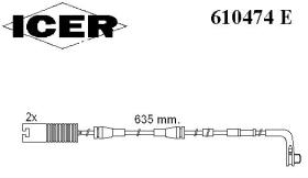 Icer 610474E - AVISADORES 2 US DE 635 MM B