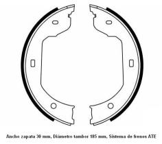 TRW GS8478 - ZAPATAS DE FRENO TURISMO