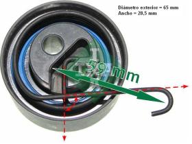  531081910 - RODILLO TENSOR CORREA DISTRIB