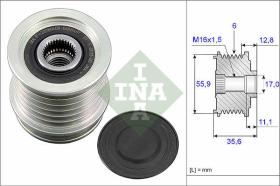 LUK - INA - FAG 535004110 - POLEA LIBRE DE ALTERNADOR