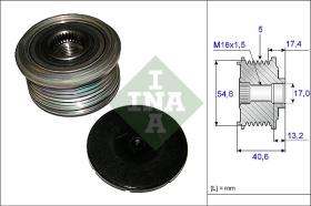  535010910 - POLEA LIBRE DE ALTERNADOR