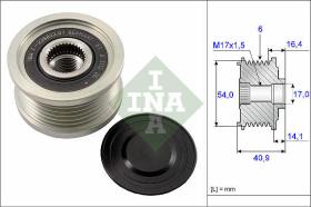 LUK - INA - FAG 535011210 - POLEA LIBRE DE ALTERNADOR