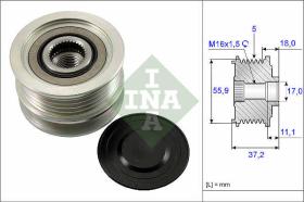 LUK - INA - FAG 535011310 - POLEA LIBRE DE ALTERNADOR