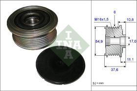 LUK - INA - FAG 535012310 - POLEA LIBRE DE ALTERNADOR