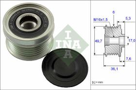 LUK - INA - FAG 535013410 - POLEA LIBRE DE ALTERNADOR