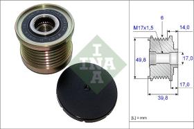 LUK - INA - FAG 535014610 - POLEA LIBRE DE ALTERNADOR