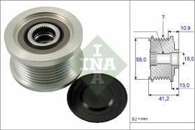 LUK - INA - FAG 535017310 - POLEA LIBRE DE ALTERNADOR