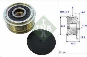 LUK - INA - FAG 535018710 - POLEA LIBRE DE ALTERNADOR