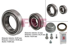 LUK - INA - FAG 713667360 - KIT RODAMIENTO DE RUEDA