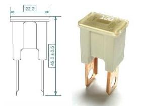 Mai PL35 - FUSIBLE PAL 120 AMP.