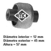 Metalcaucho 04257 - SILENTBLOC EXT BRAZ TRAS INF