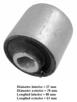  06072 - SILENTBLOC BRAZO ANTERIOR MB CLASE