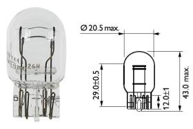 Philips 12066CP - LAMPARA W21/5W CP 12V 21/5W W3X16Q
