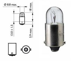 Philips 12913CP - LAMPARA T2W CP 12V 2W BA9S