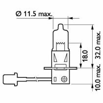 Philips 13336MDC1 - LAMPARA H3 MASTERDUTY CP 24V 70W PK22S