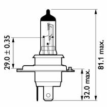 Philips 13342MDC1 - LAMPARA H4 MASTERDUTY CP 24V 75/70W P43T-38