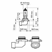  9006PRC1 - HB4 VISION CP 12V 55W P22D